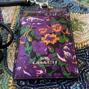 Coach Rose Meadow Lanyard